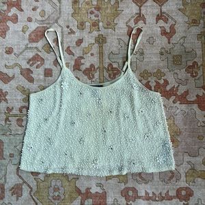 Forever21 Beaded Crop Top